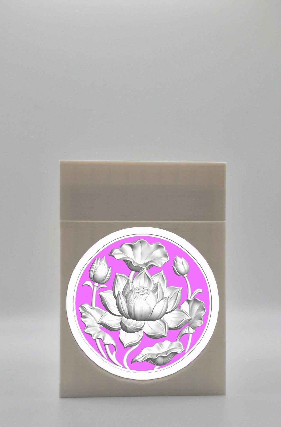 Lotus Card Box — White