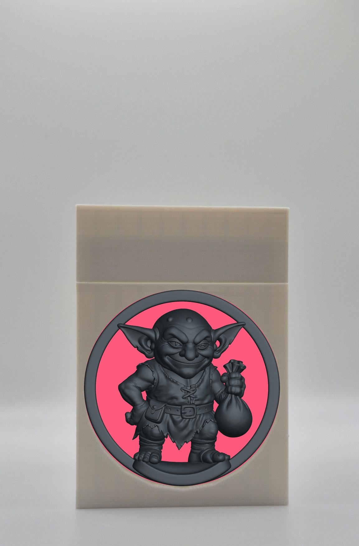 Greedy Goblin Card Box — White
