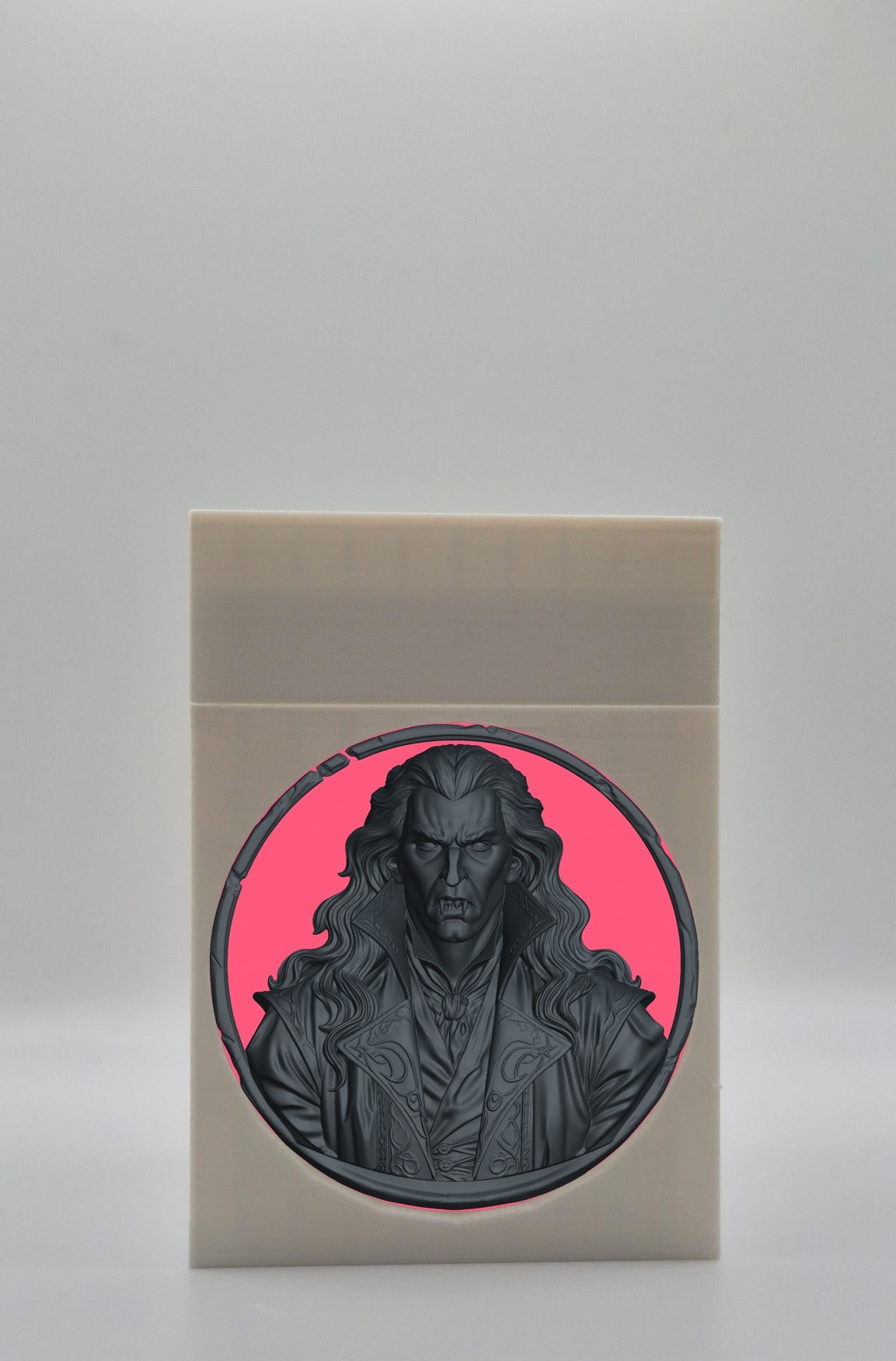 Gothic Vampire Card Box — White