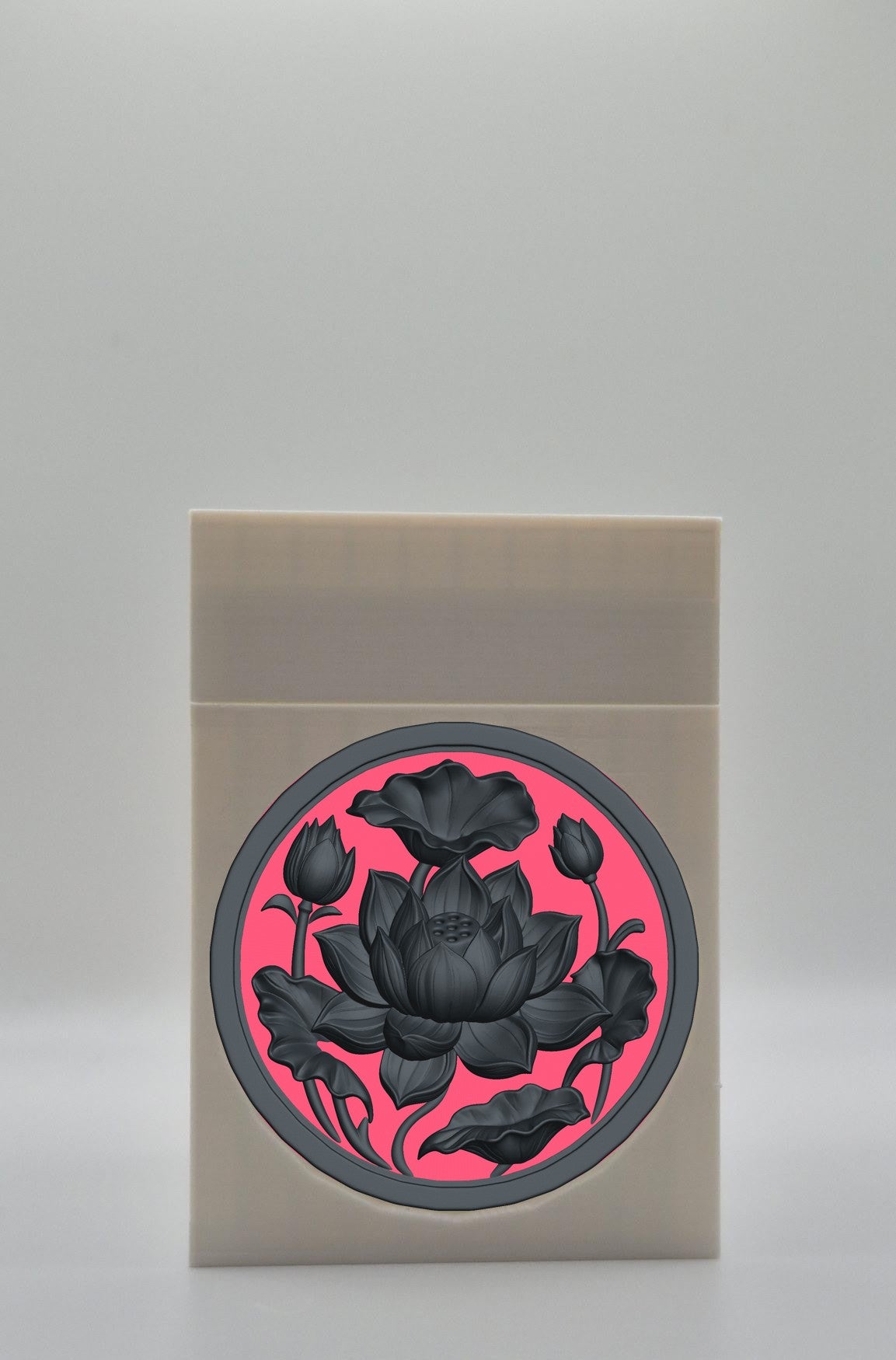 Lotus Card Box — White