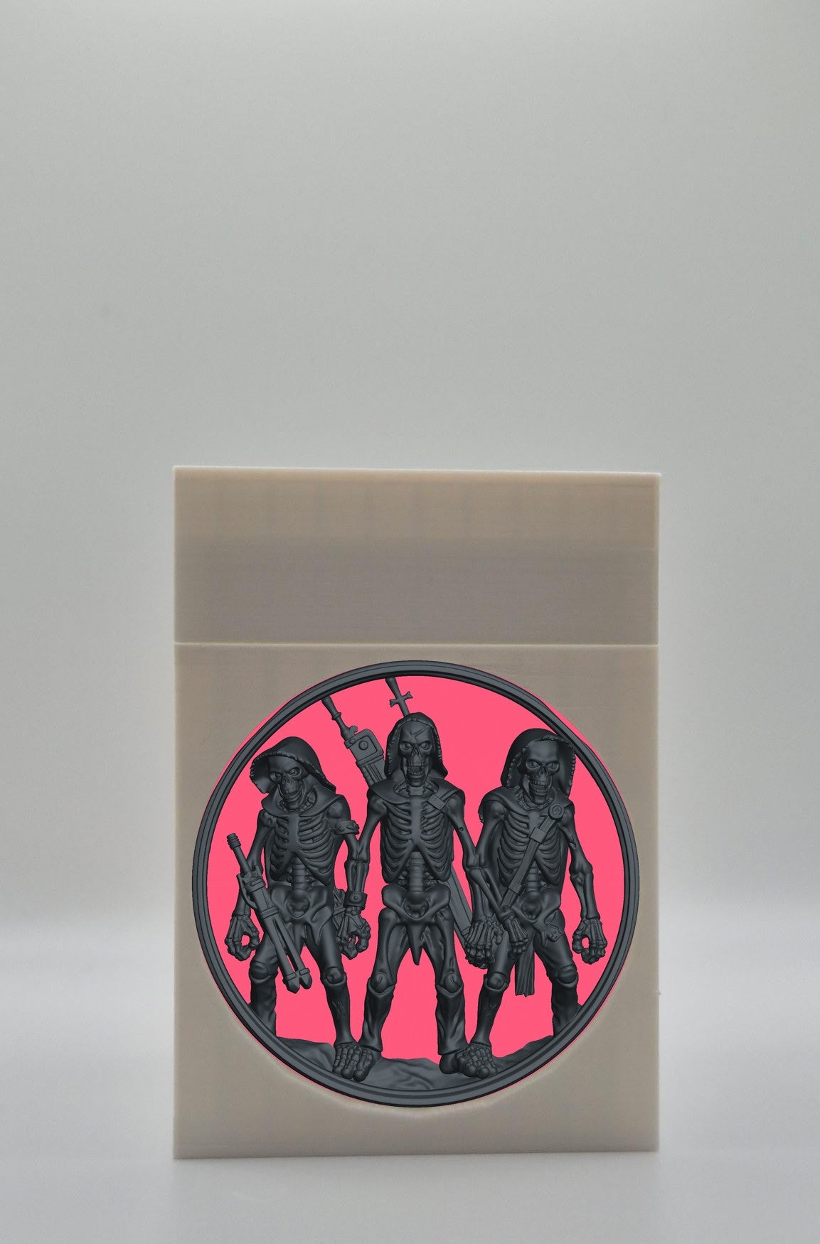 Skeleton Army Card Box — White