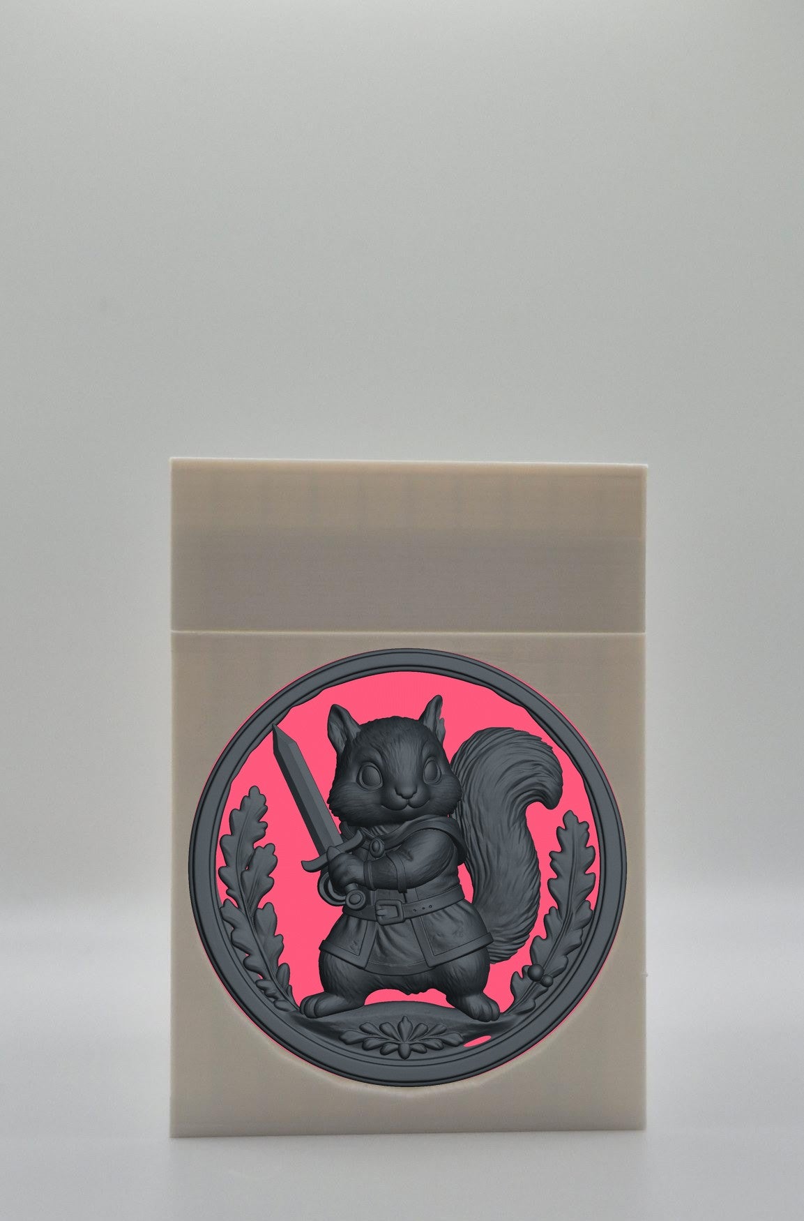Squirrel Card Box — White