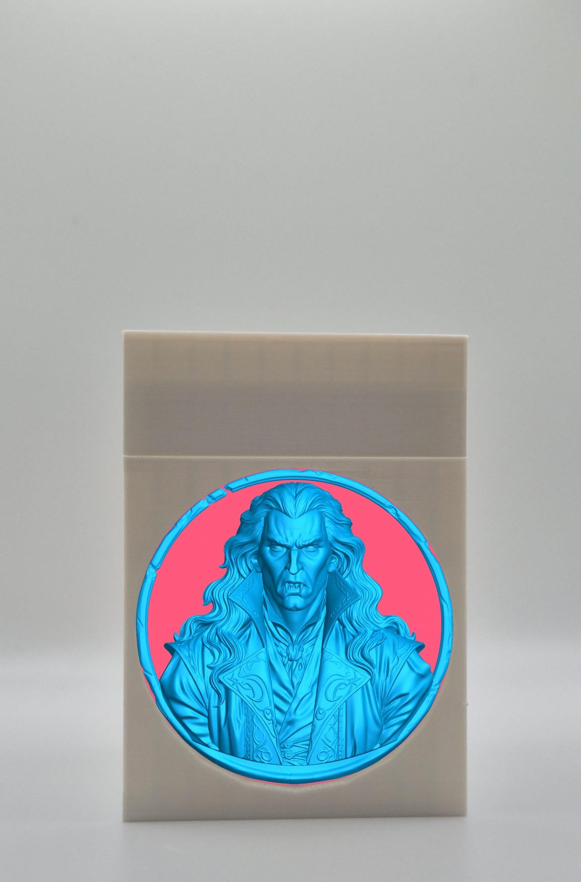 Gothic Vampire Card Box — White