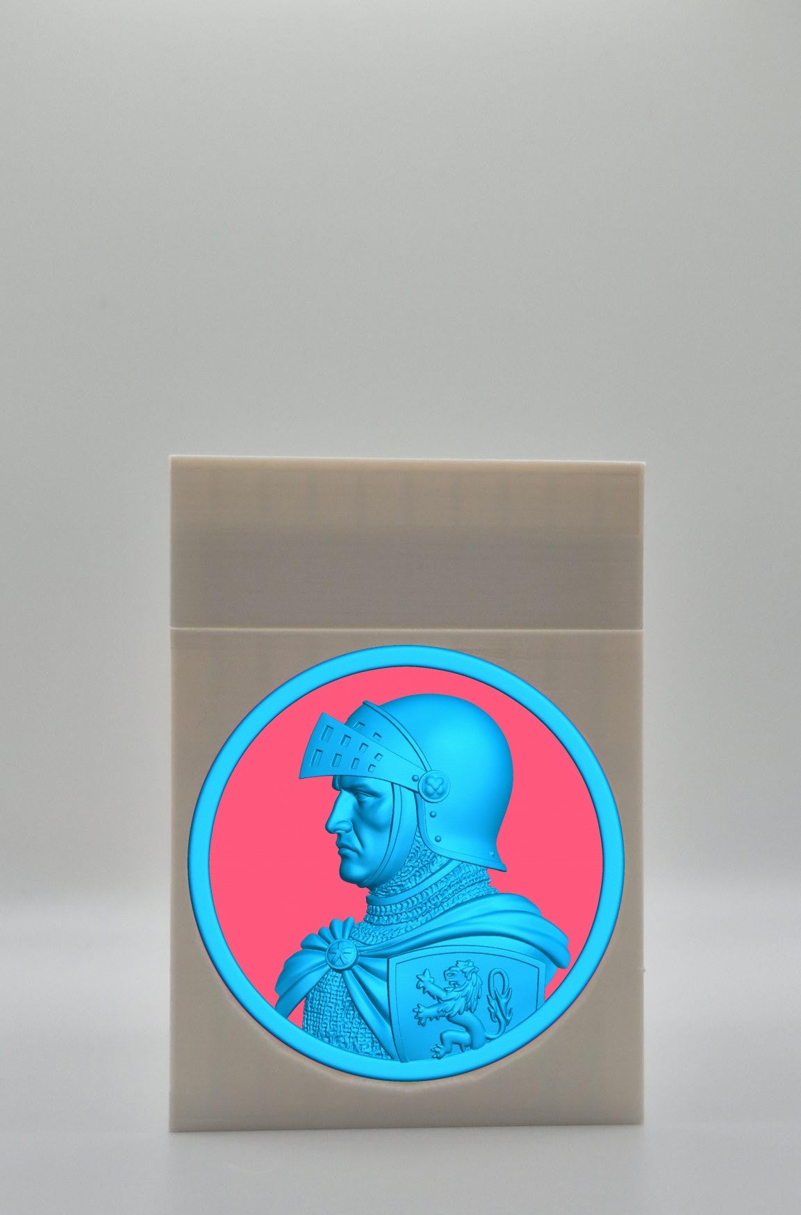 Knight Card Box — White