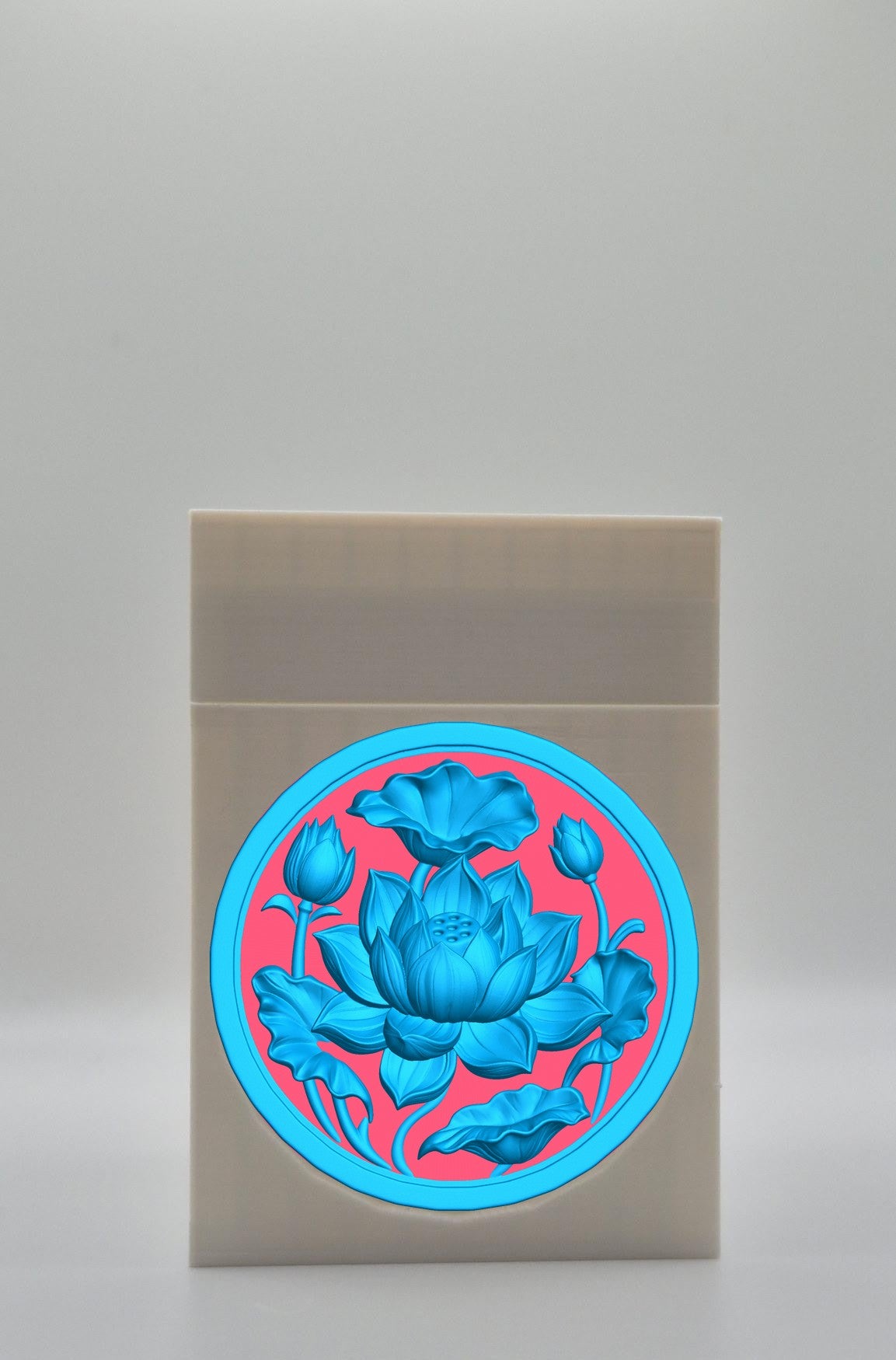 Lotus Card Box — White