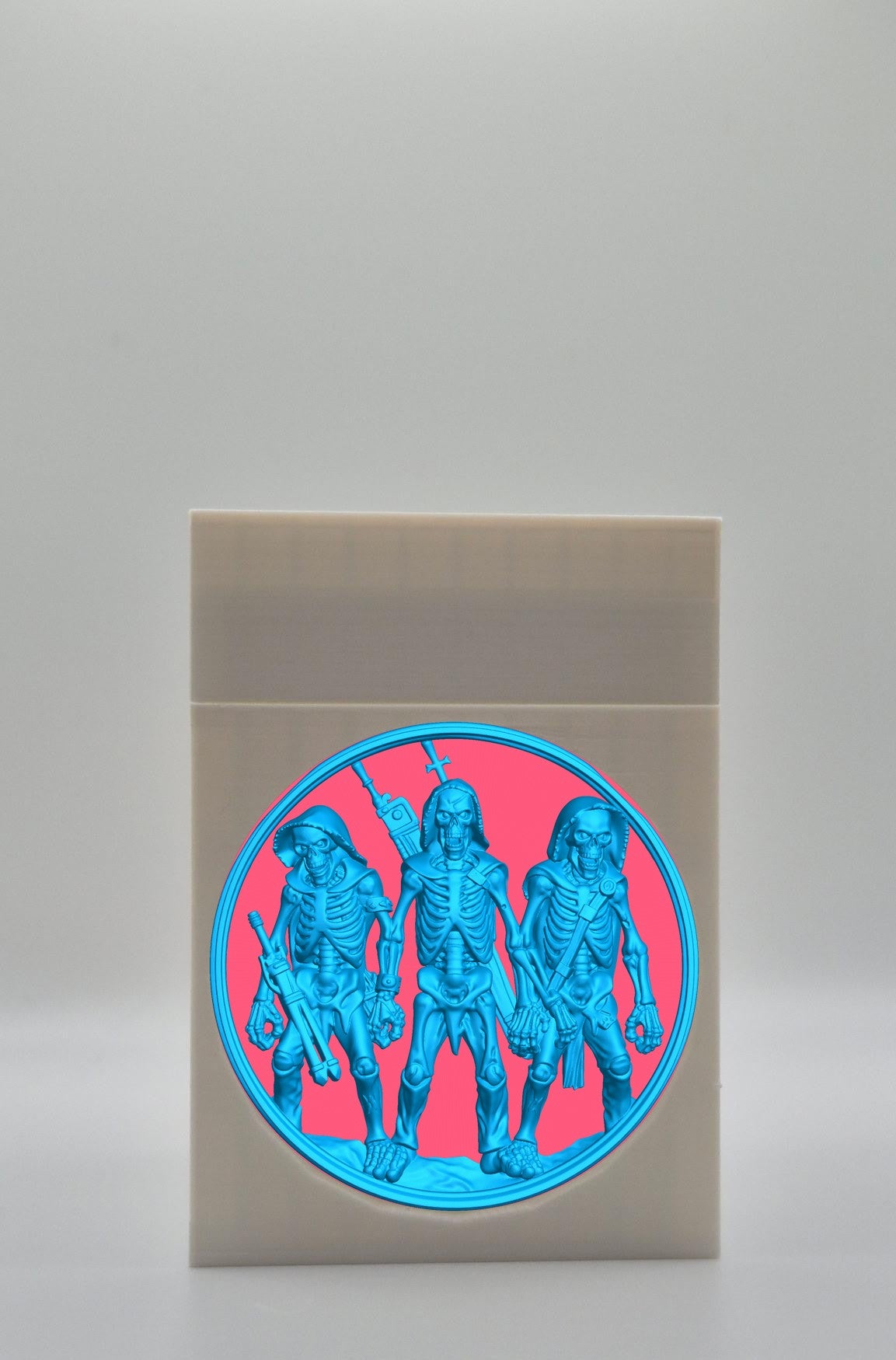 Skeleton Army Card Box — White