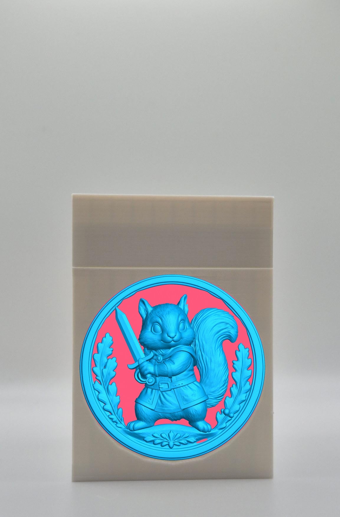 Squirrel Card Box — White