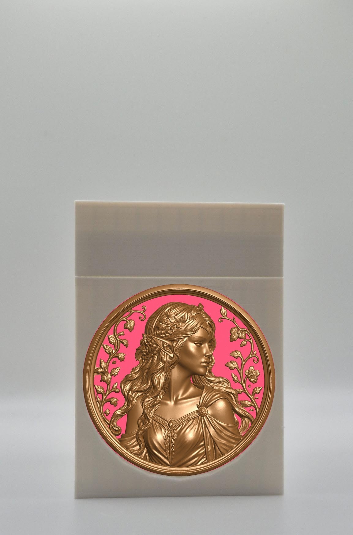 Elf Maiden Card Box — White