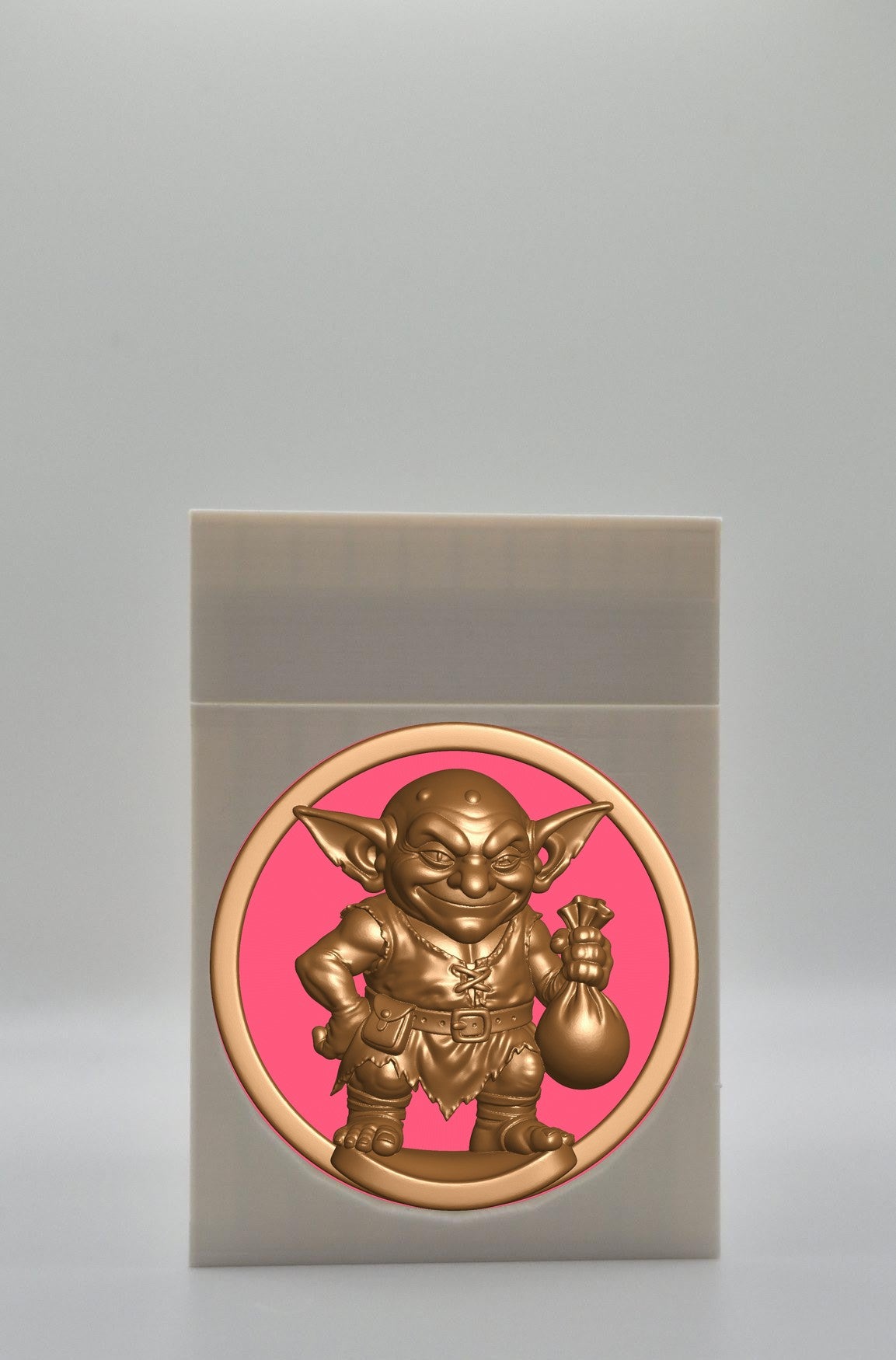 Greedy Goblin Card Box — White