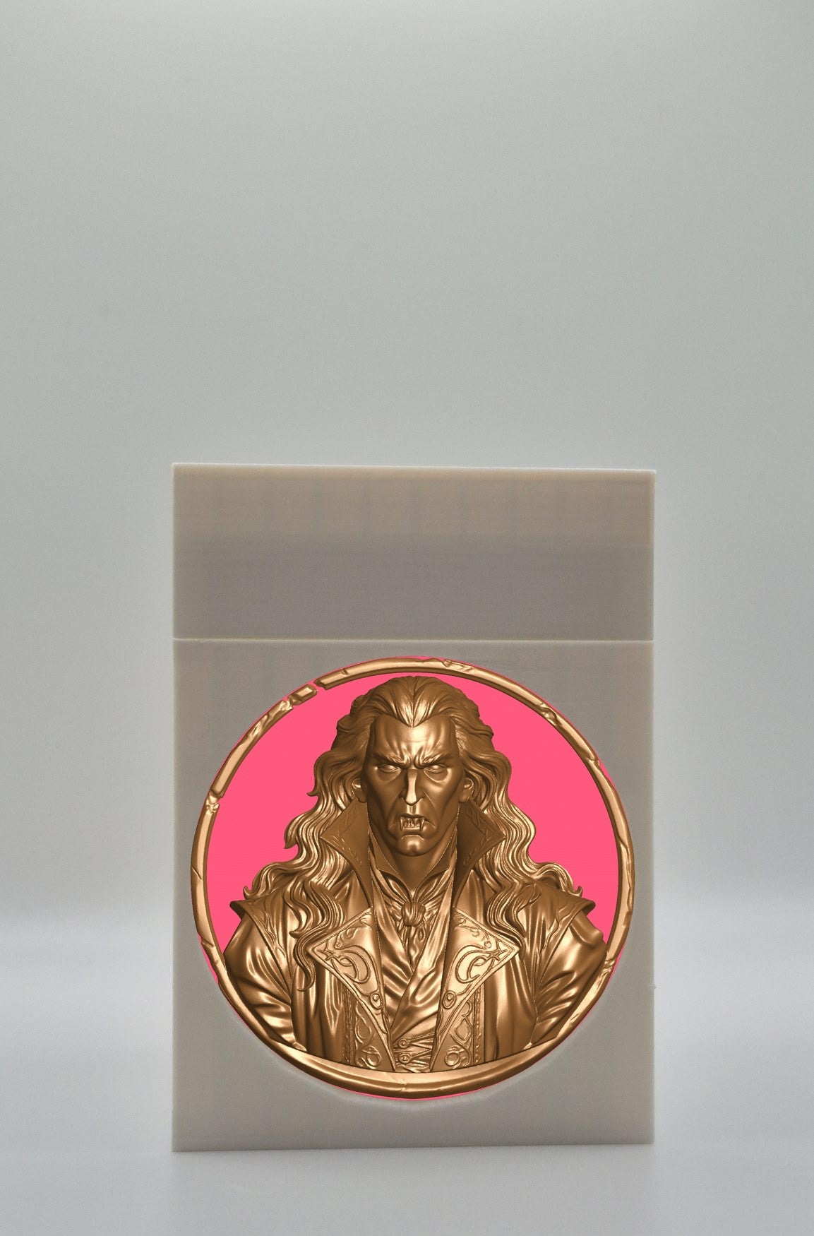 Gothic Vampire Card Box — White