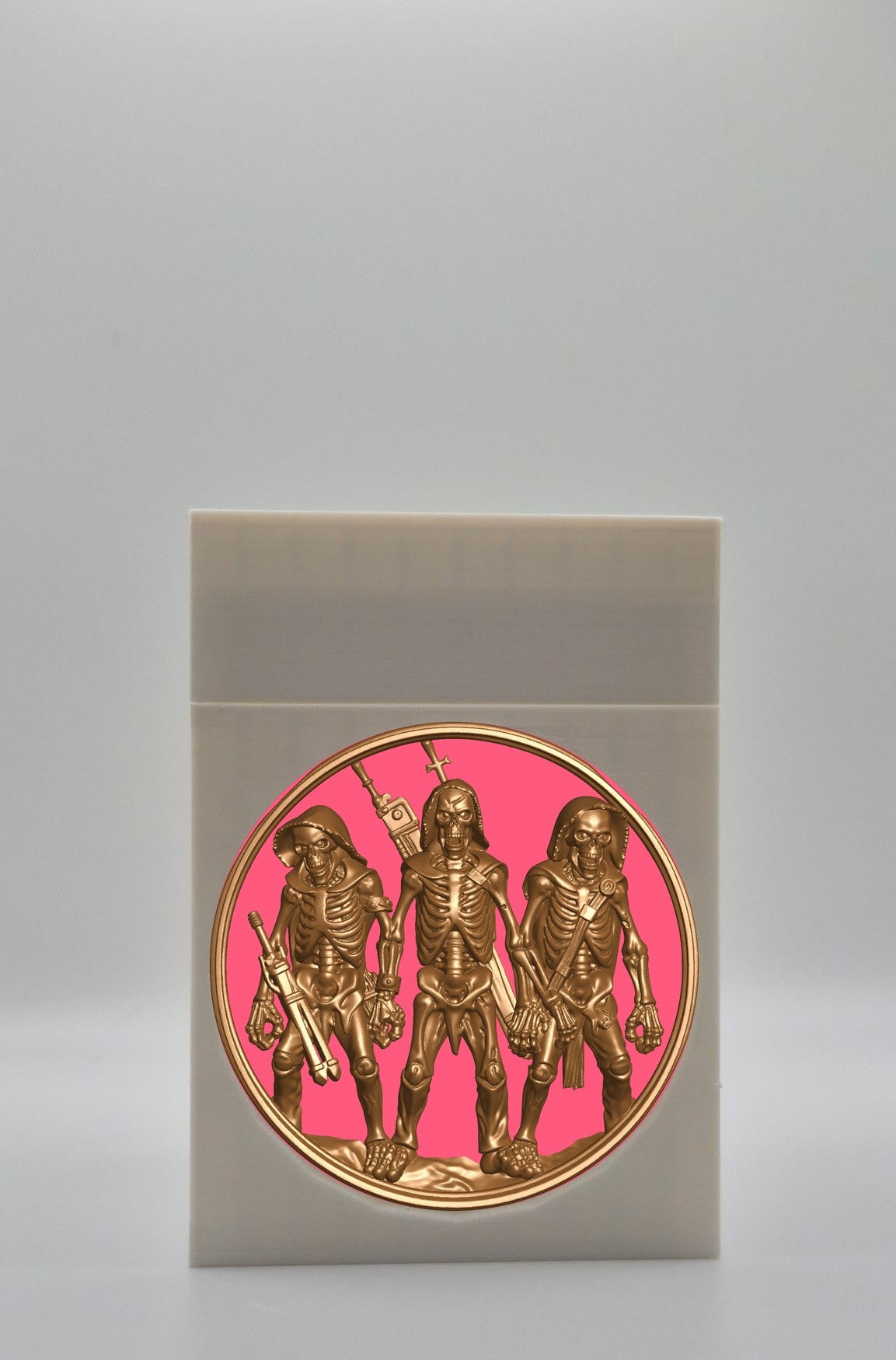 Skeleton Army Card Box — White