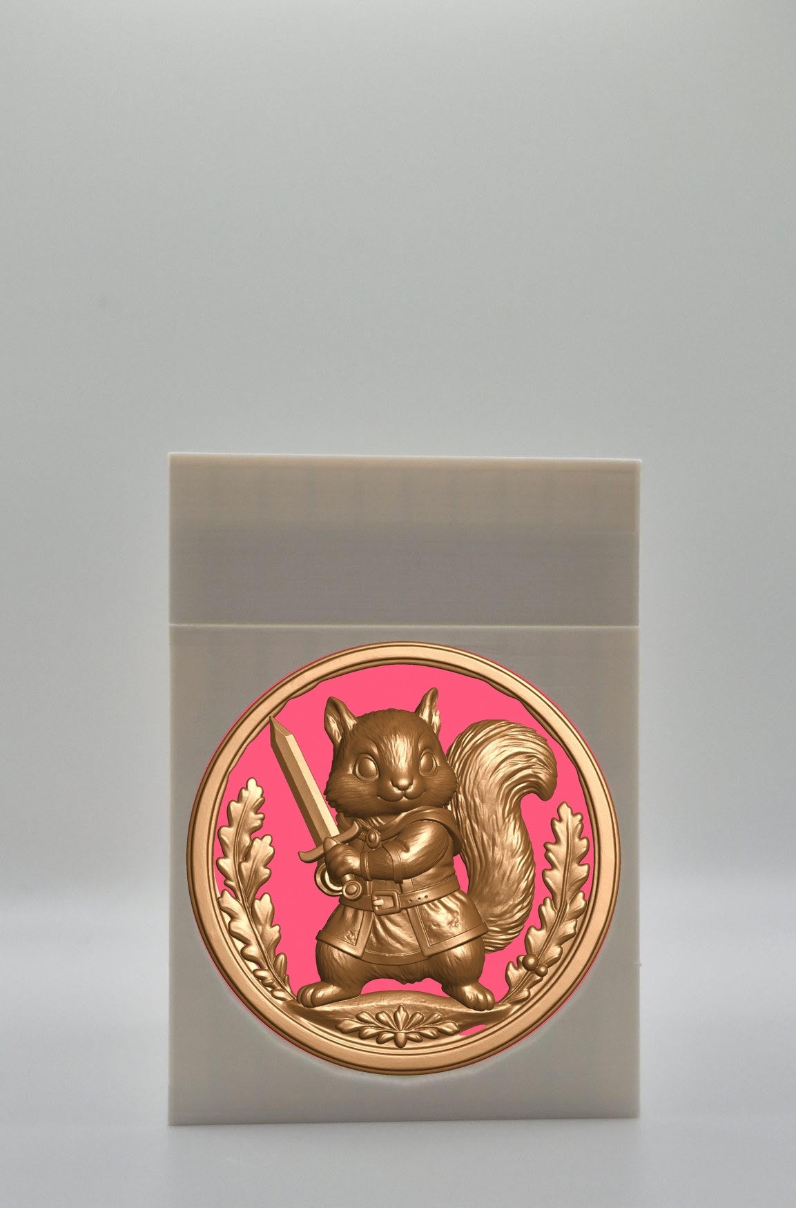Squirrel Card Box — White