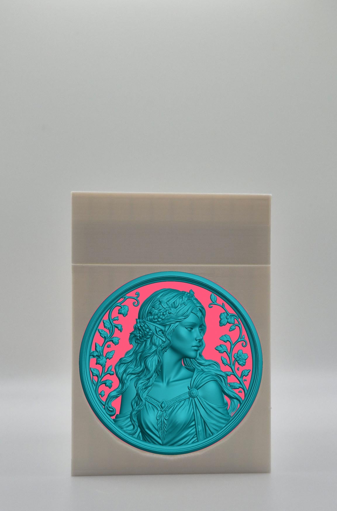 Elf Maiden Card Box — White