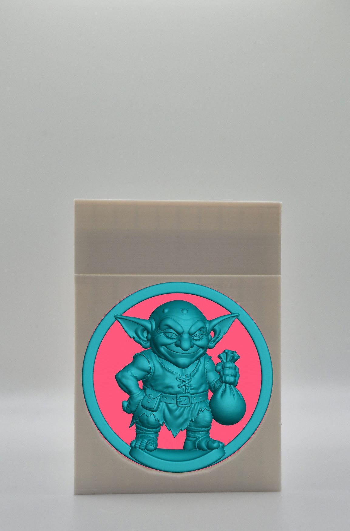 Greedy Goblin Card Box — White