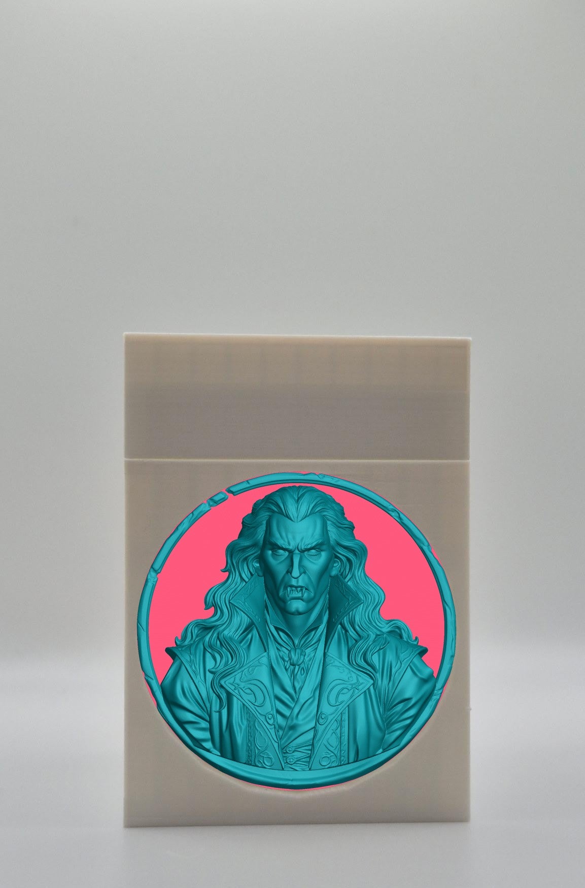 Gothic Vampire Card Box — White