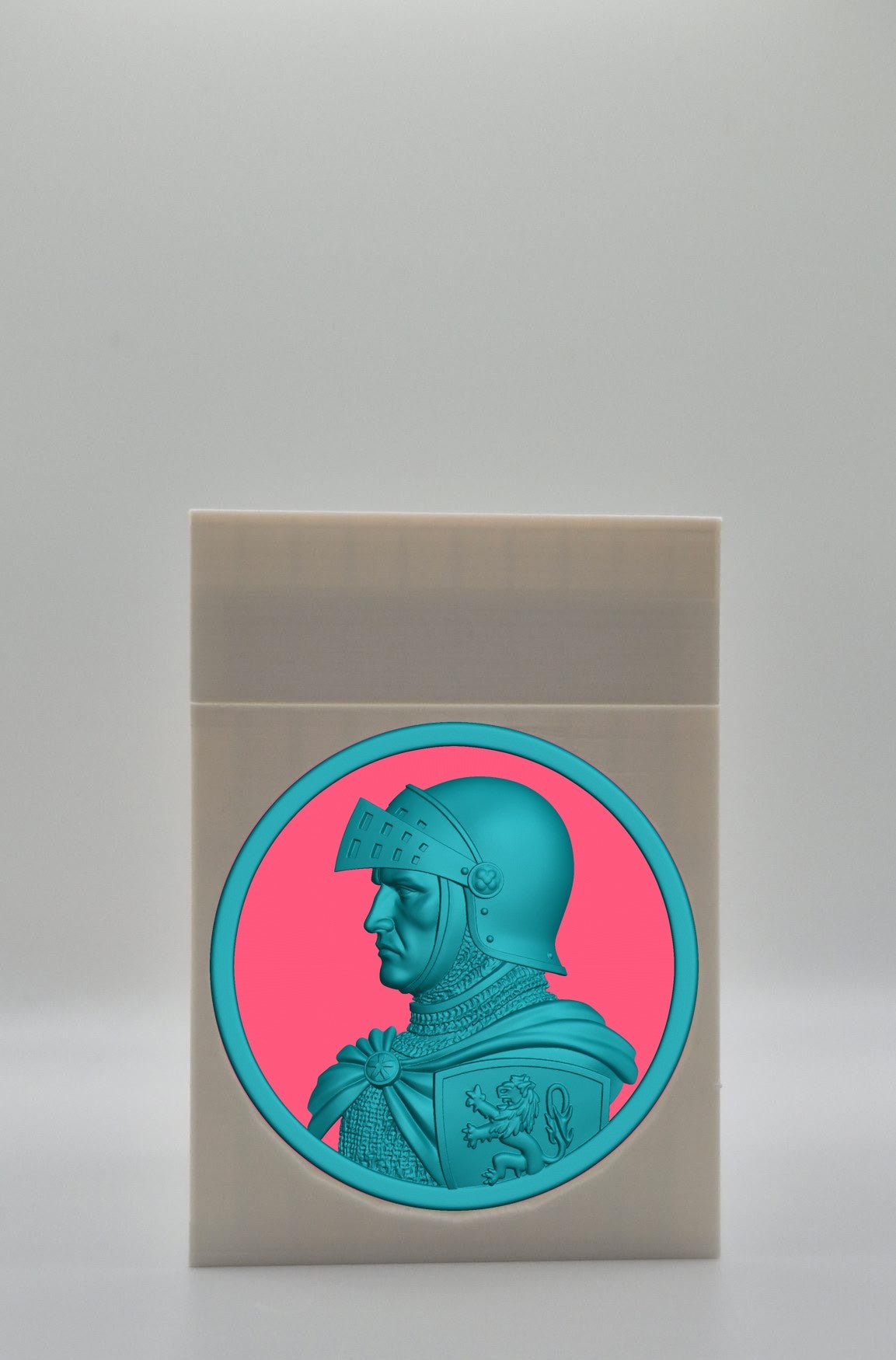 Knight Card Box — White