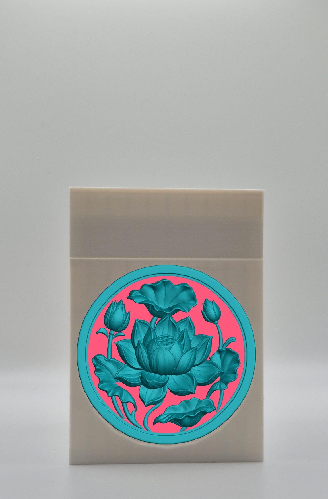 Lotus Card Box — White