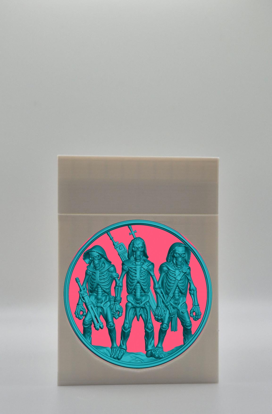 Skeleton Army Card Box — White