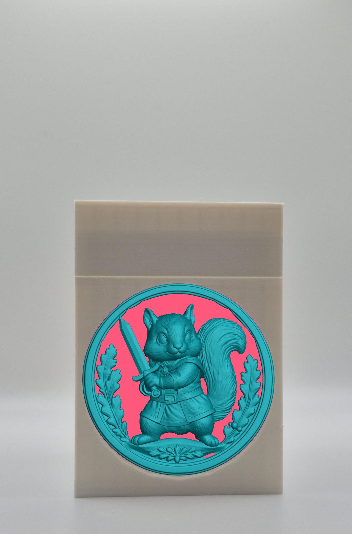 Squirrel Card Box — White