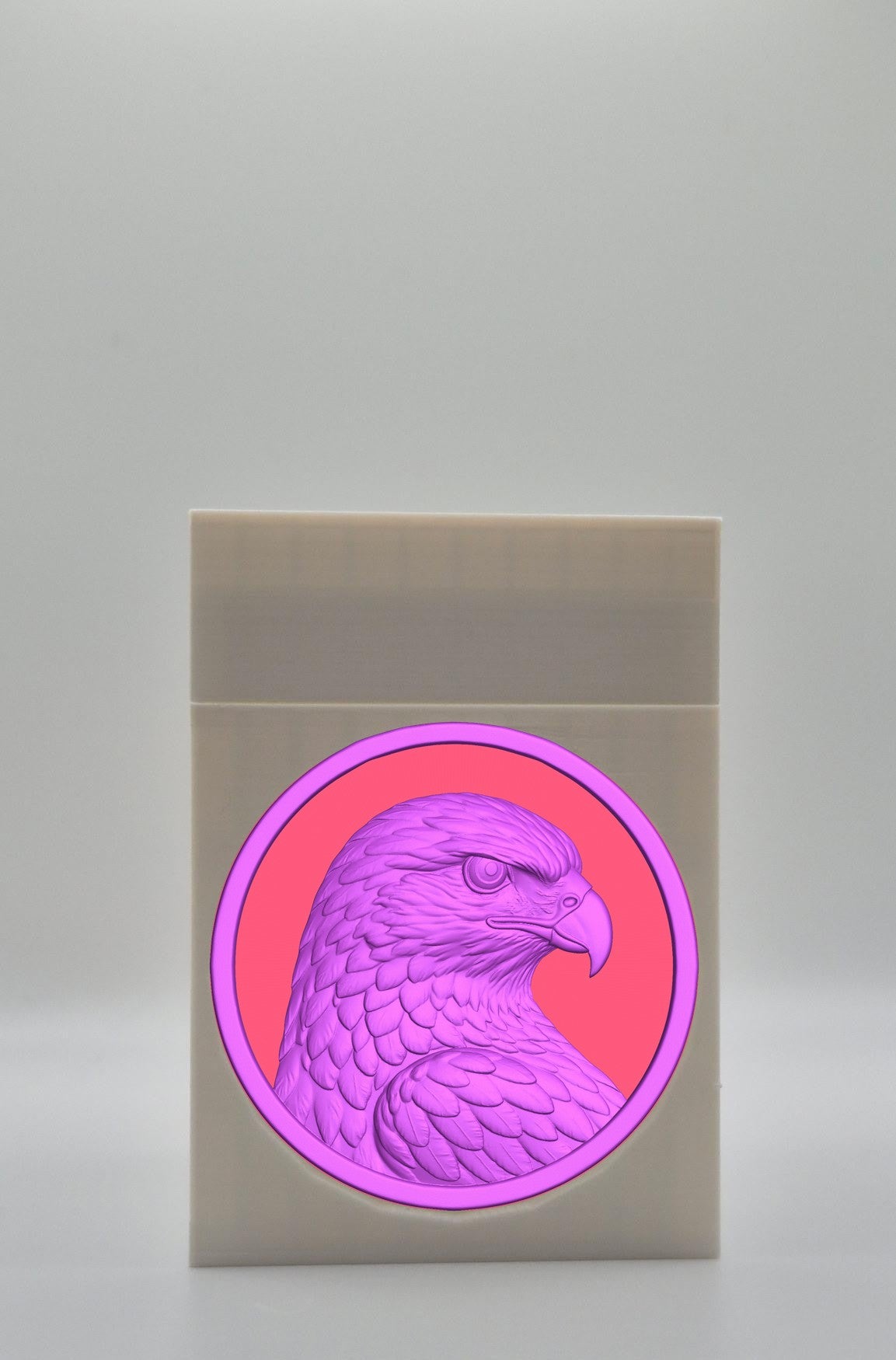 Eagle Card Box — White