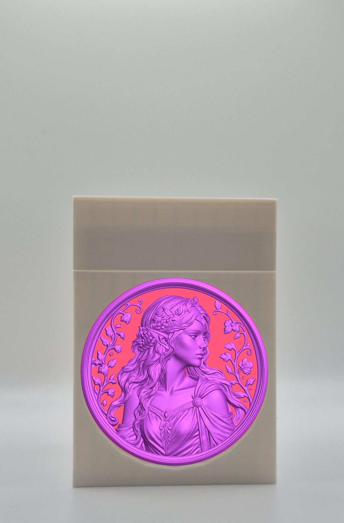 Elf Maiden Card Box — White