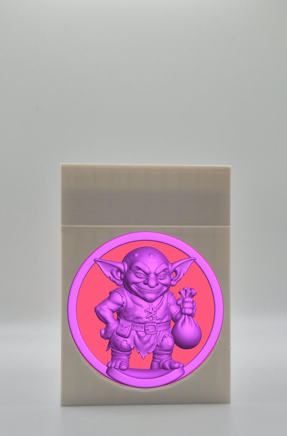 Greedy Goblin Card Box — White