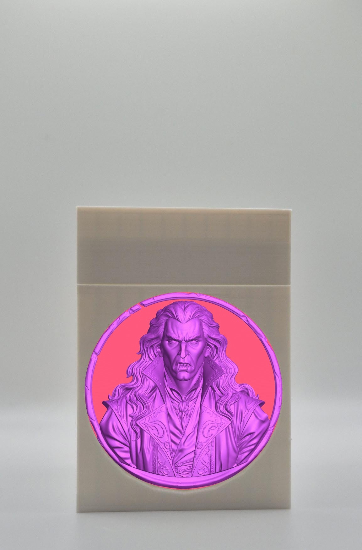 Gothic Vampire Card Box — White