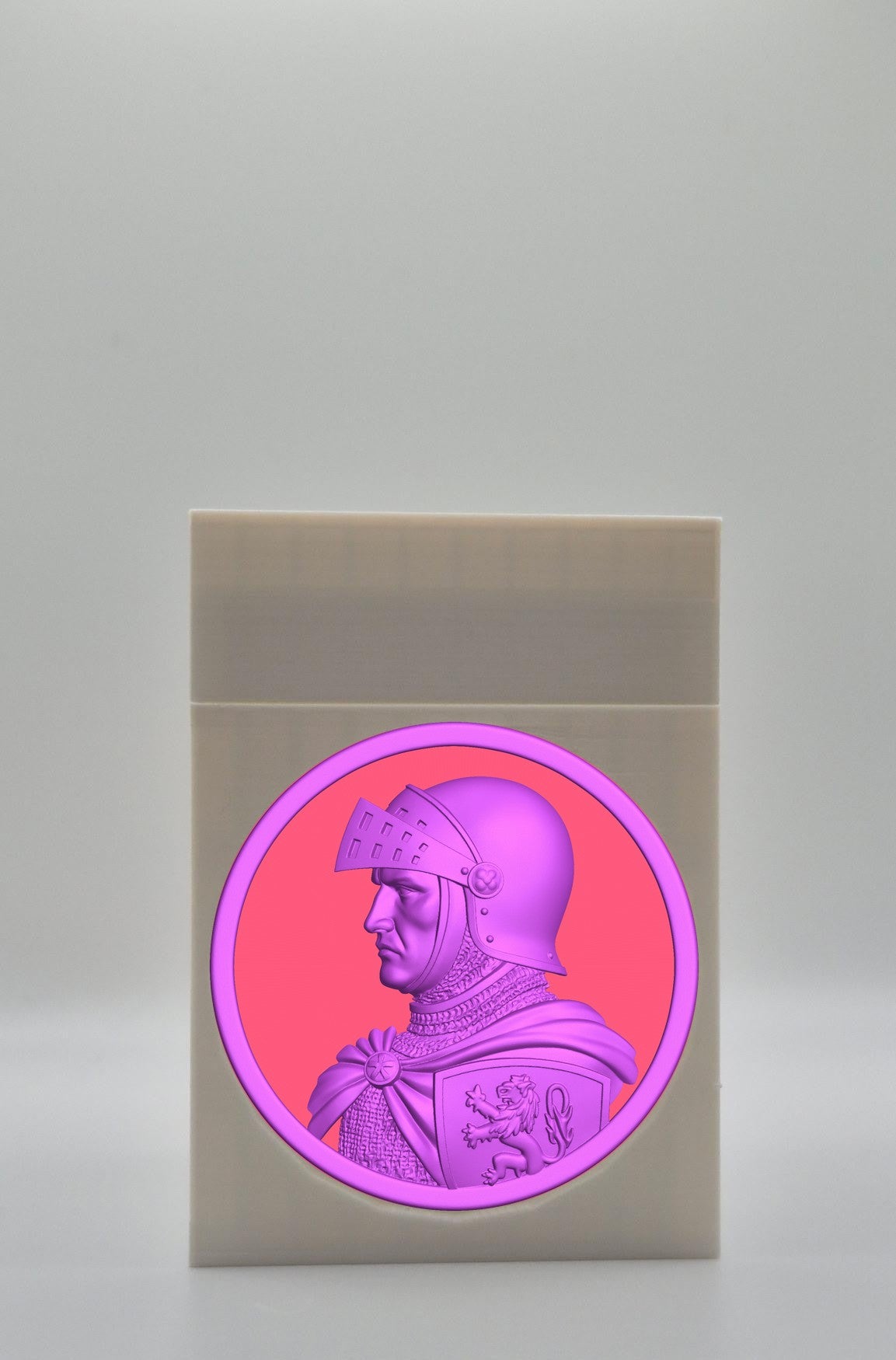 Knight Card Box — White