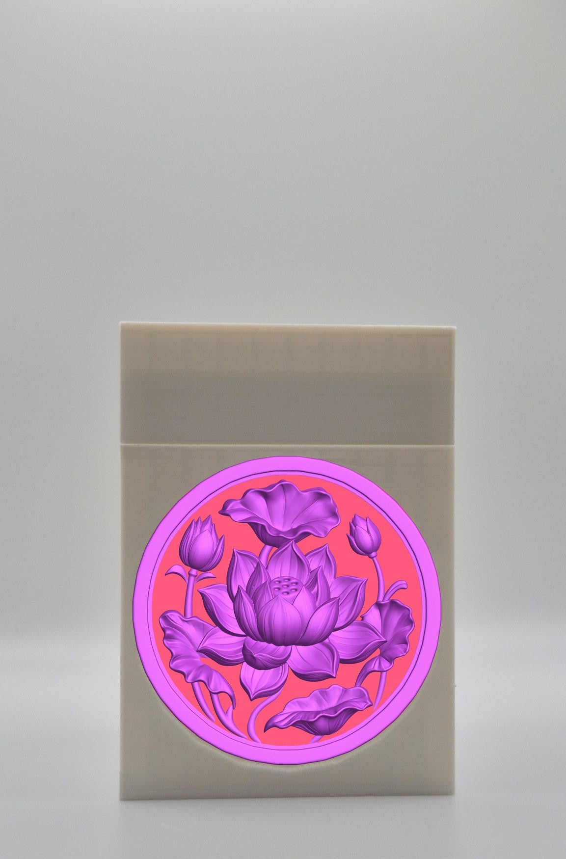 Lotus Card Box — White