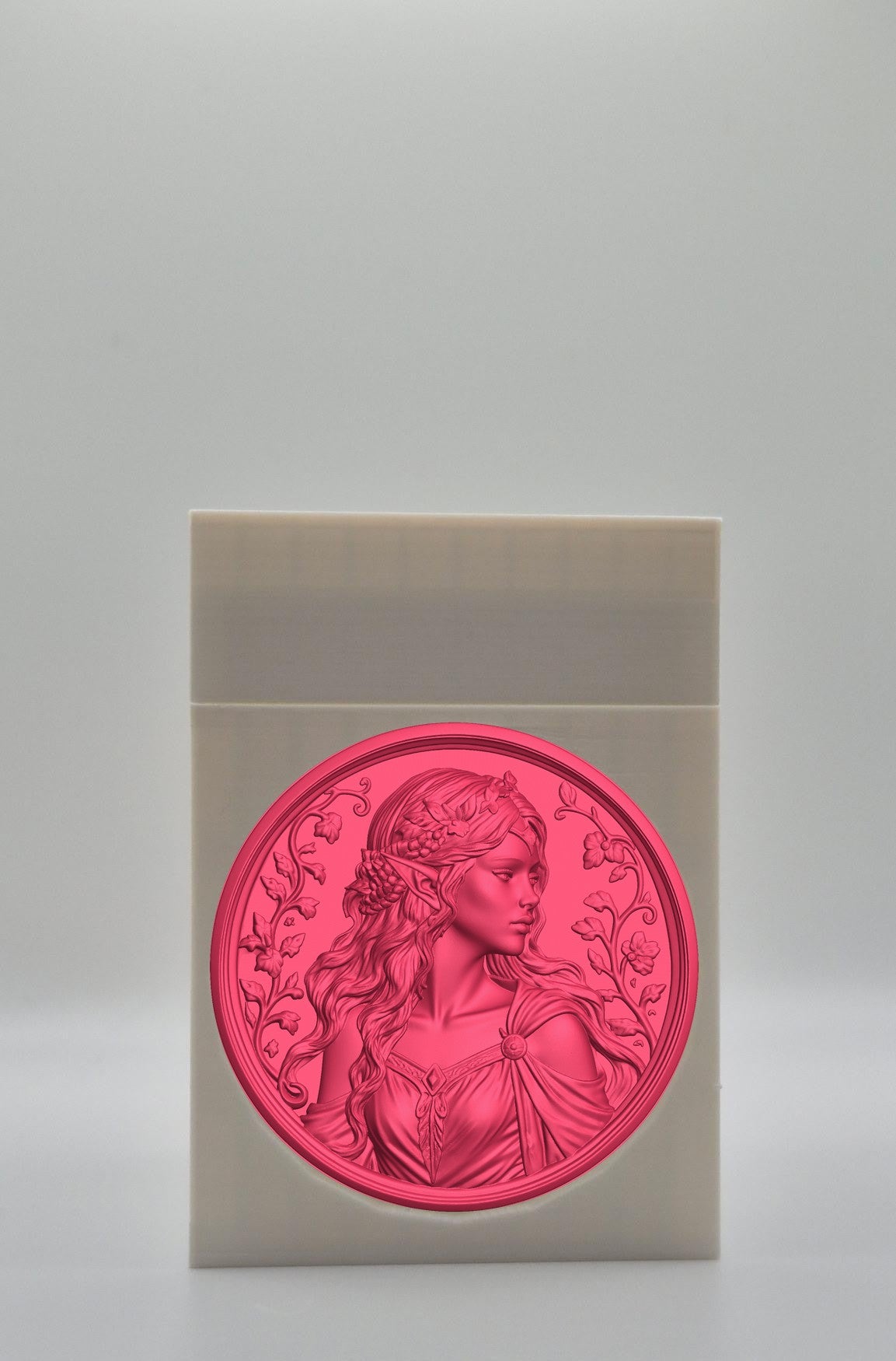 Elf Maiden Card Box — White