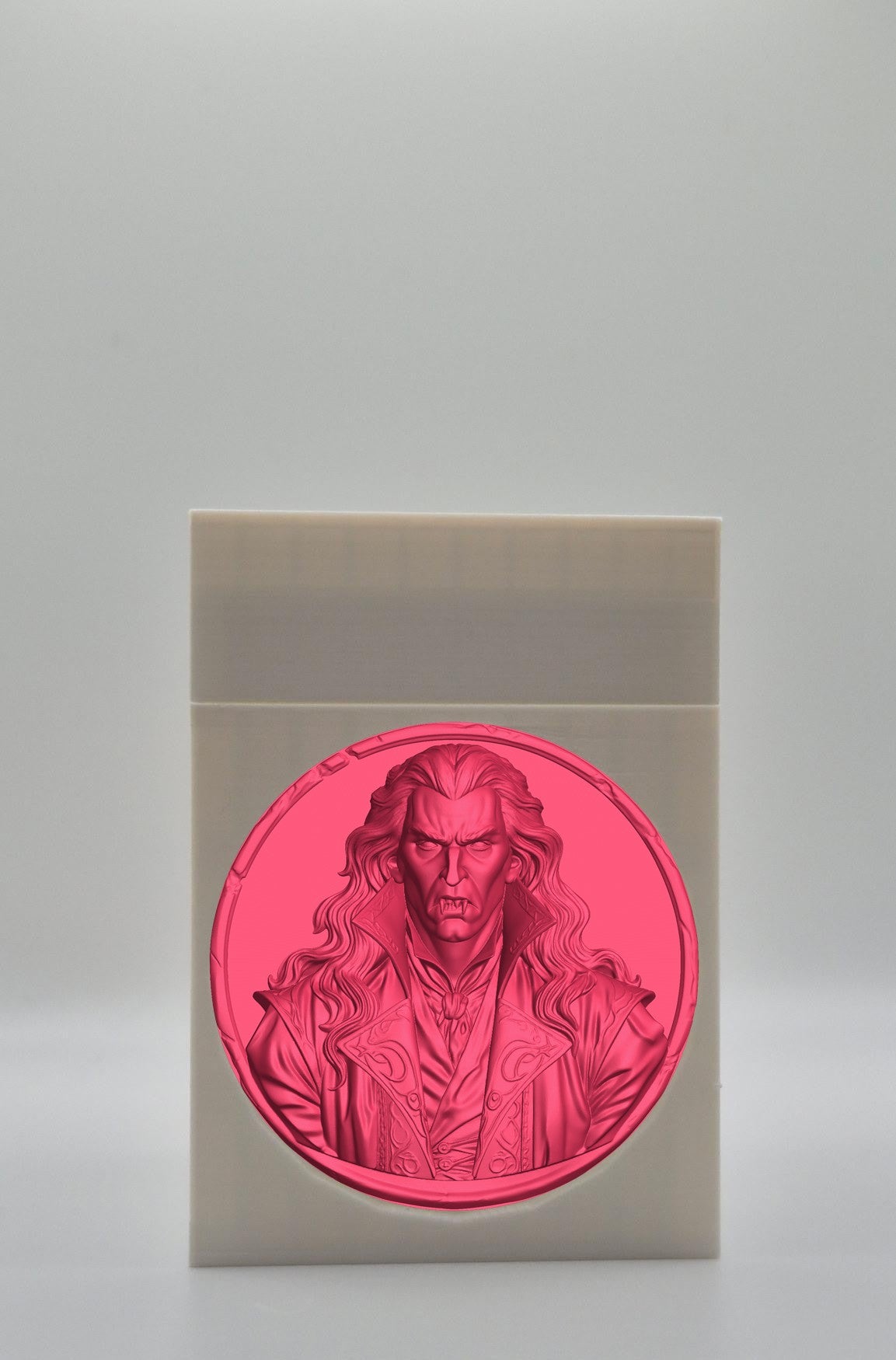 Gothic Vampire Card Box — White