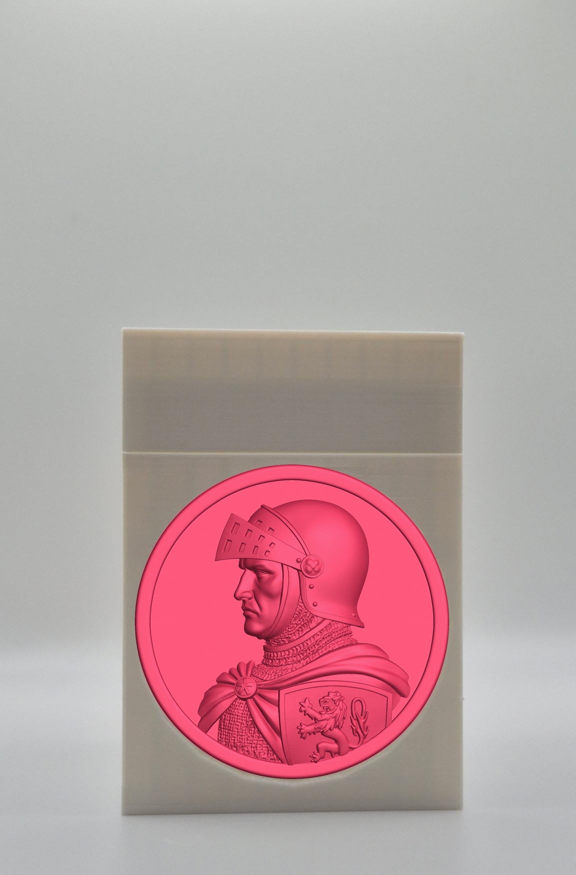 Knight Card Box — White