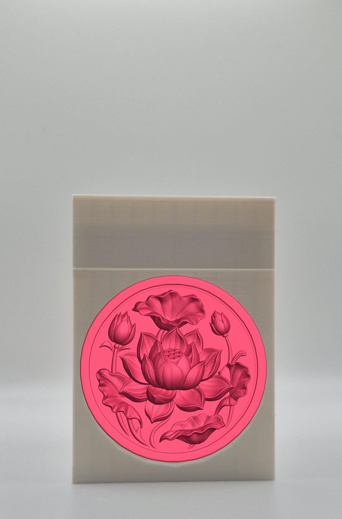Lotus Card Box — White
