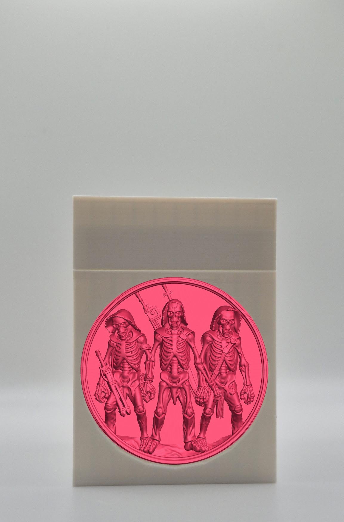 Skeleton Army Card Box — White
