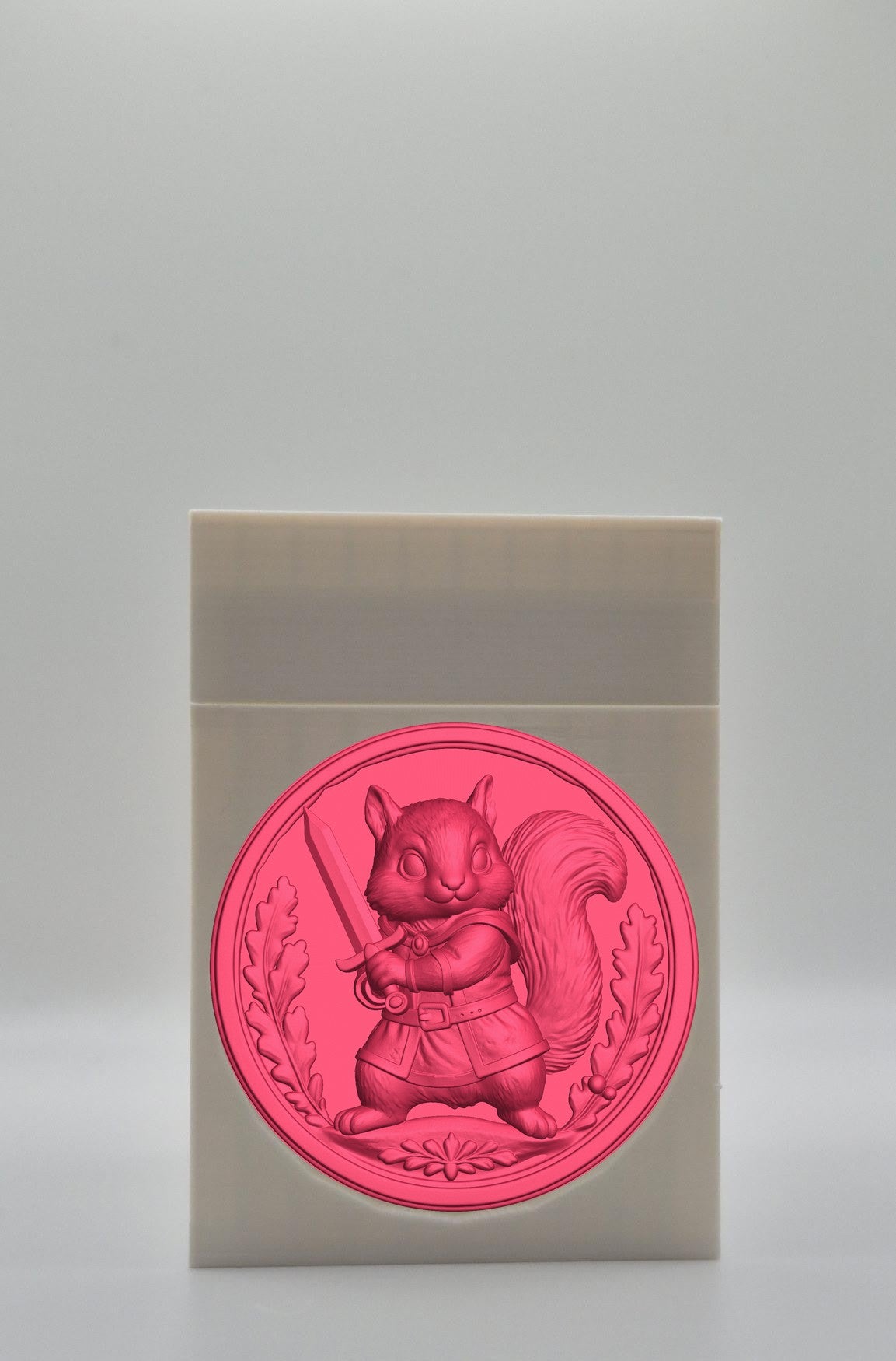 Squirrel Card Box — White
