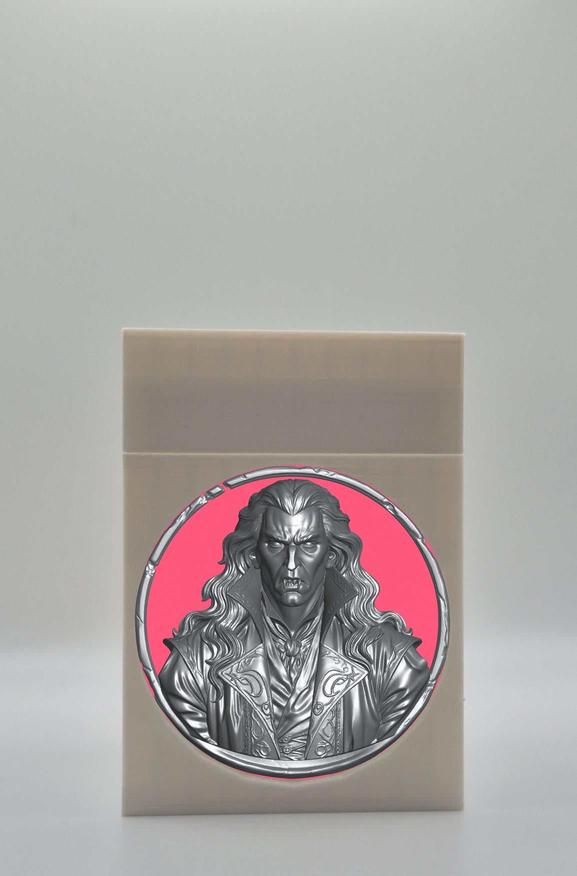 Gothic Vampire Card Box — White