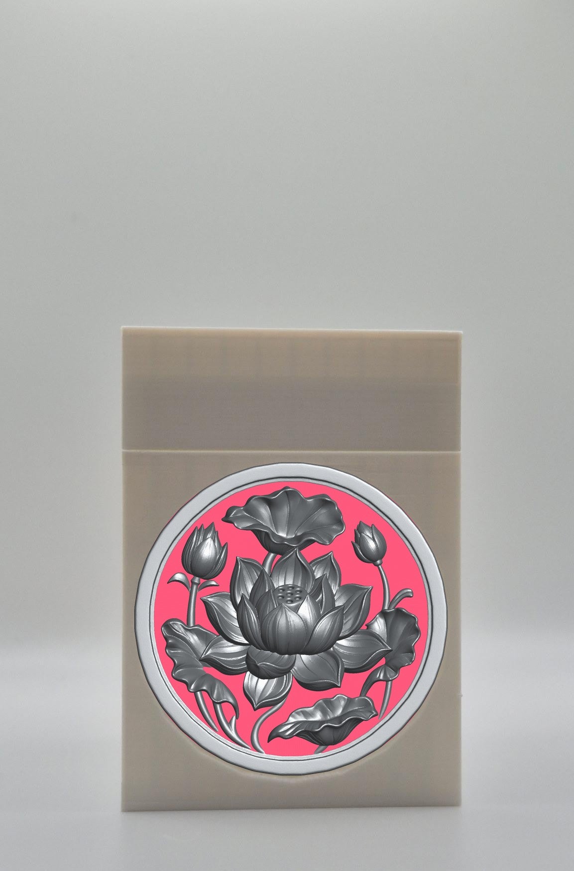 Lotus Card Box — White