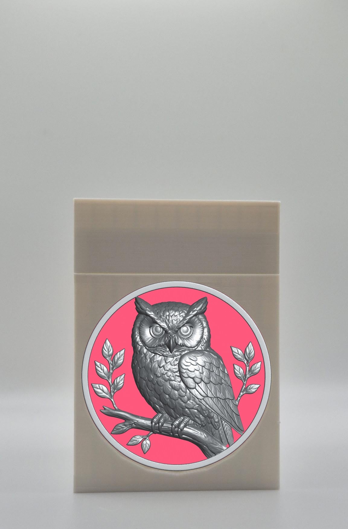 Owl Card Box — White