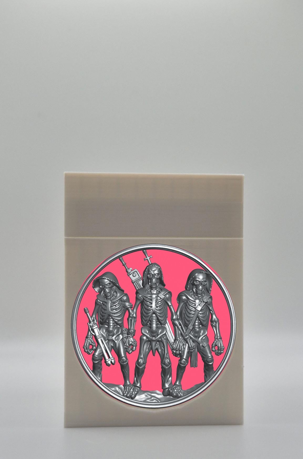 Skeleton Army Card Box — White