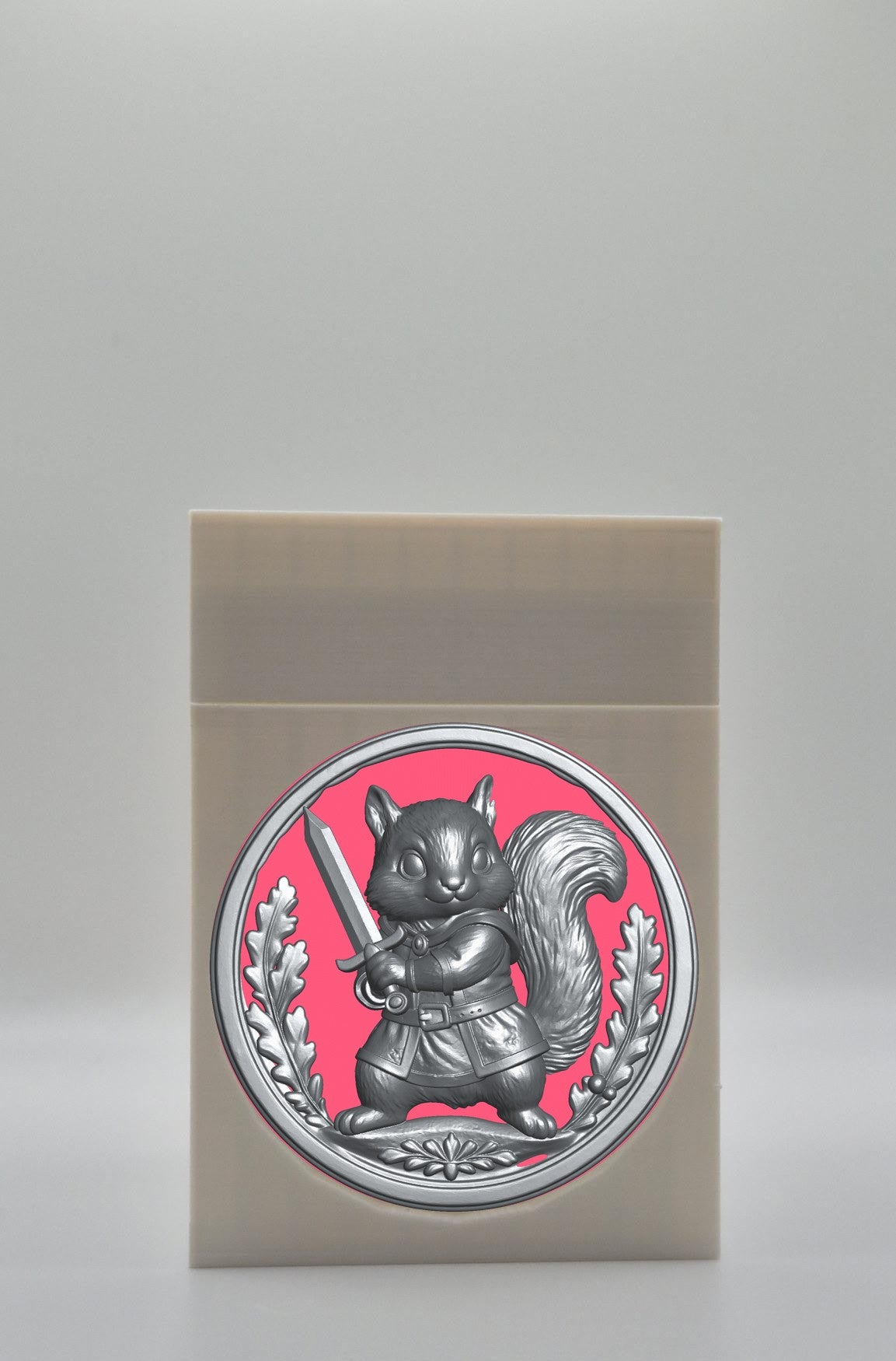 Squirrel Card Box — White