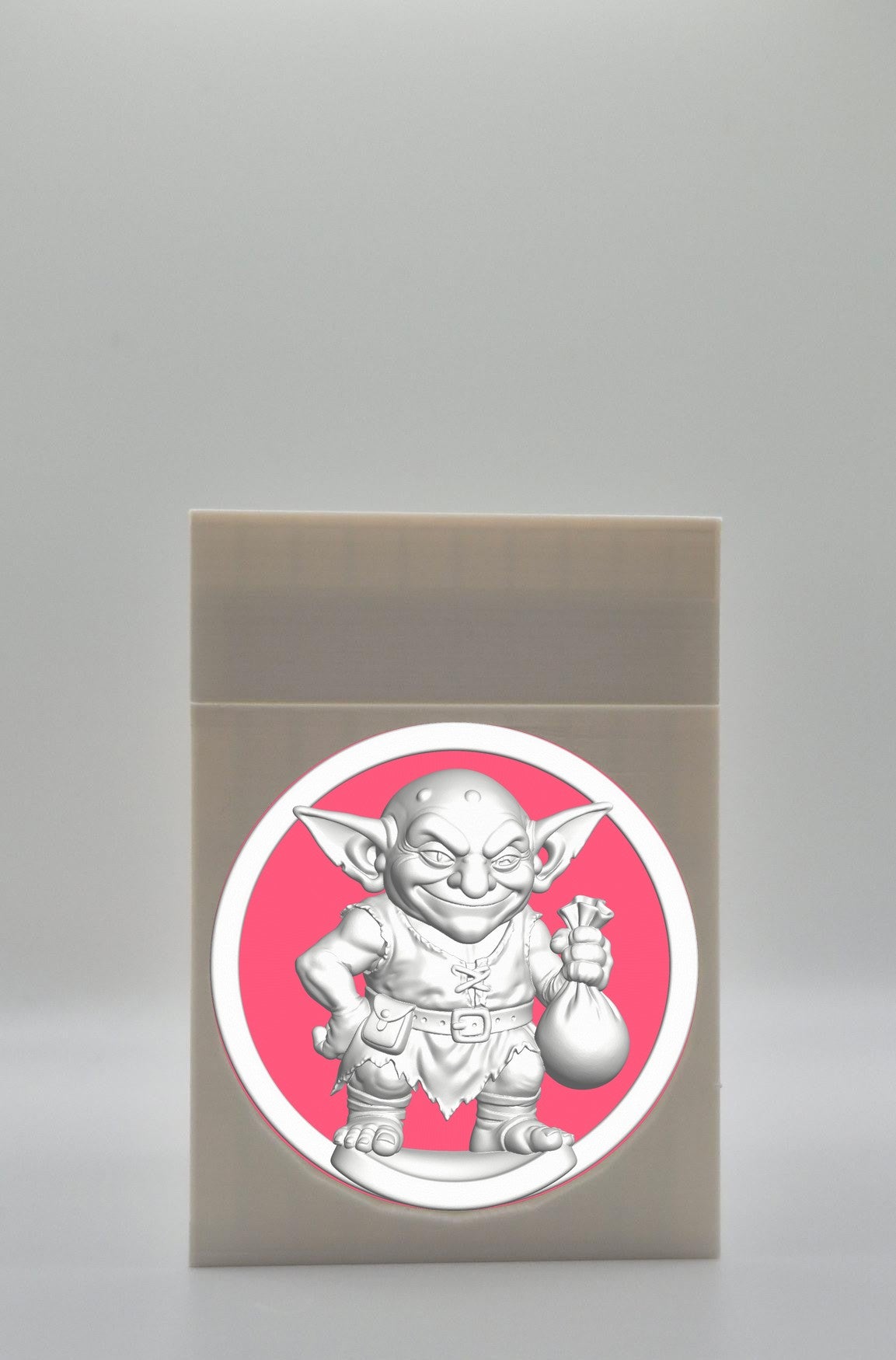 Greedy Goblin Card Box — White