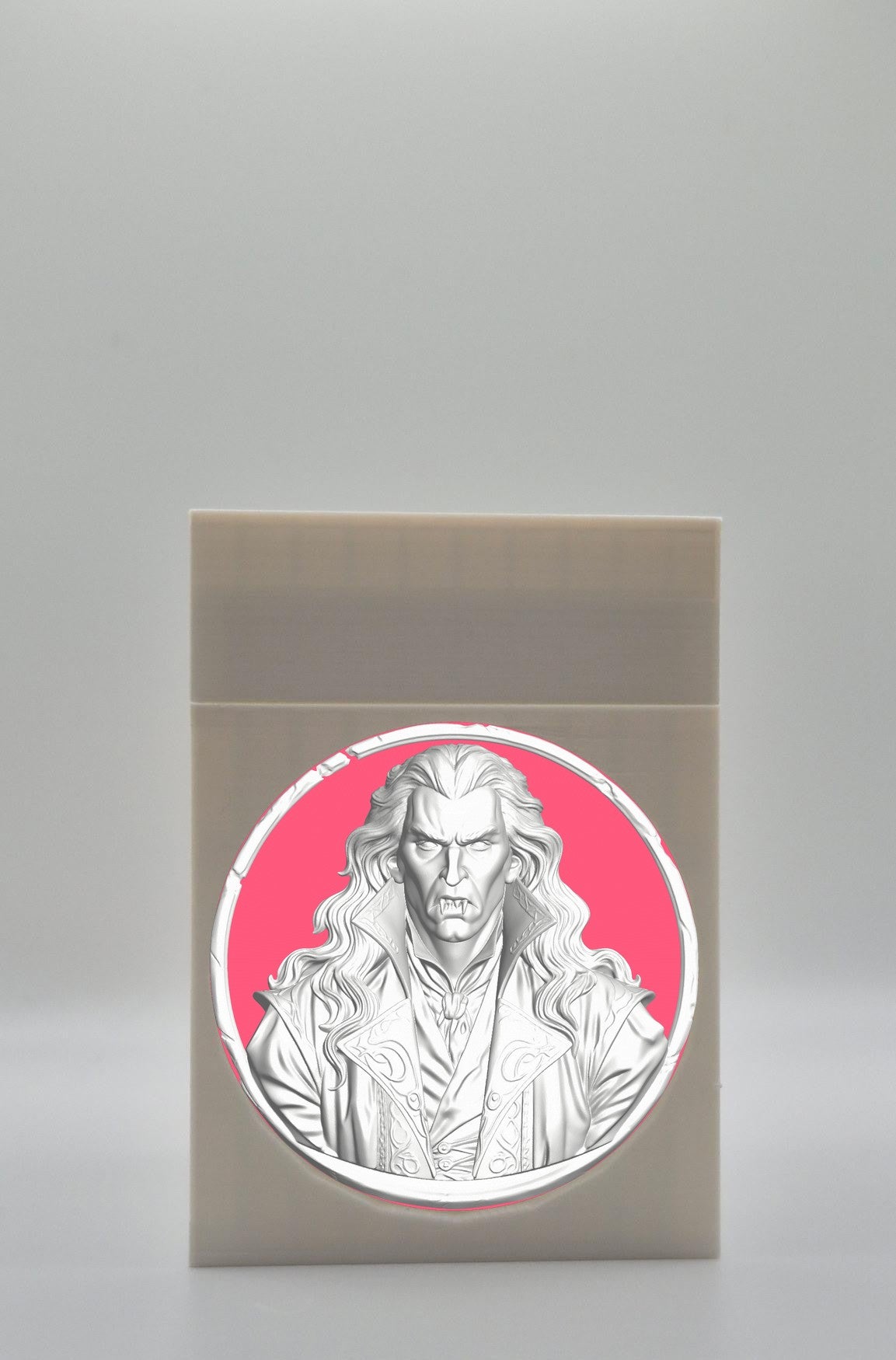 Gothic Vampire Card Box — White
