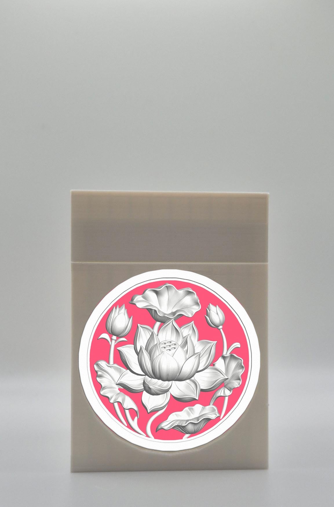 Lotus Card Box — White