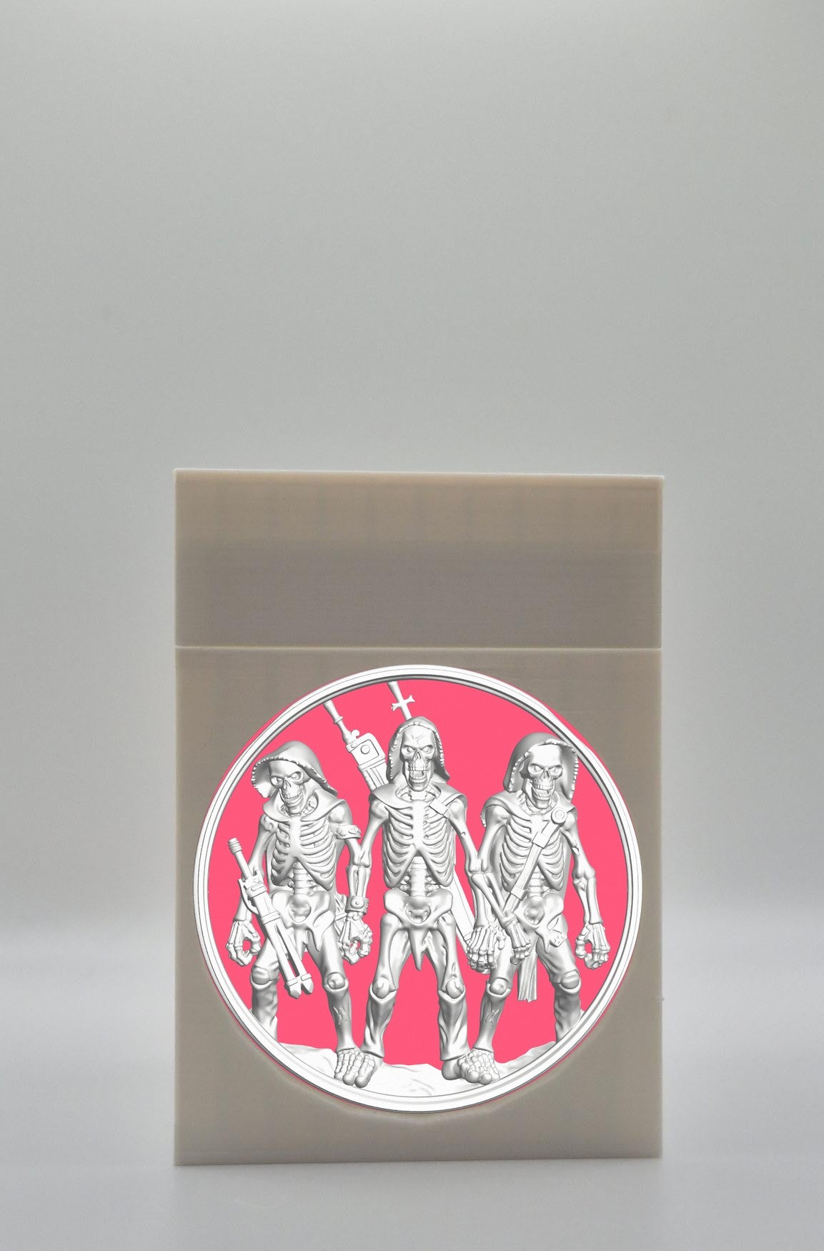 Skeleton Army Card Box — White