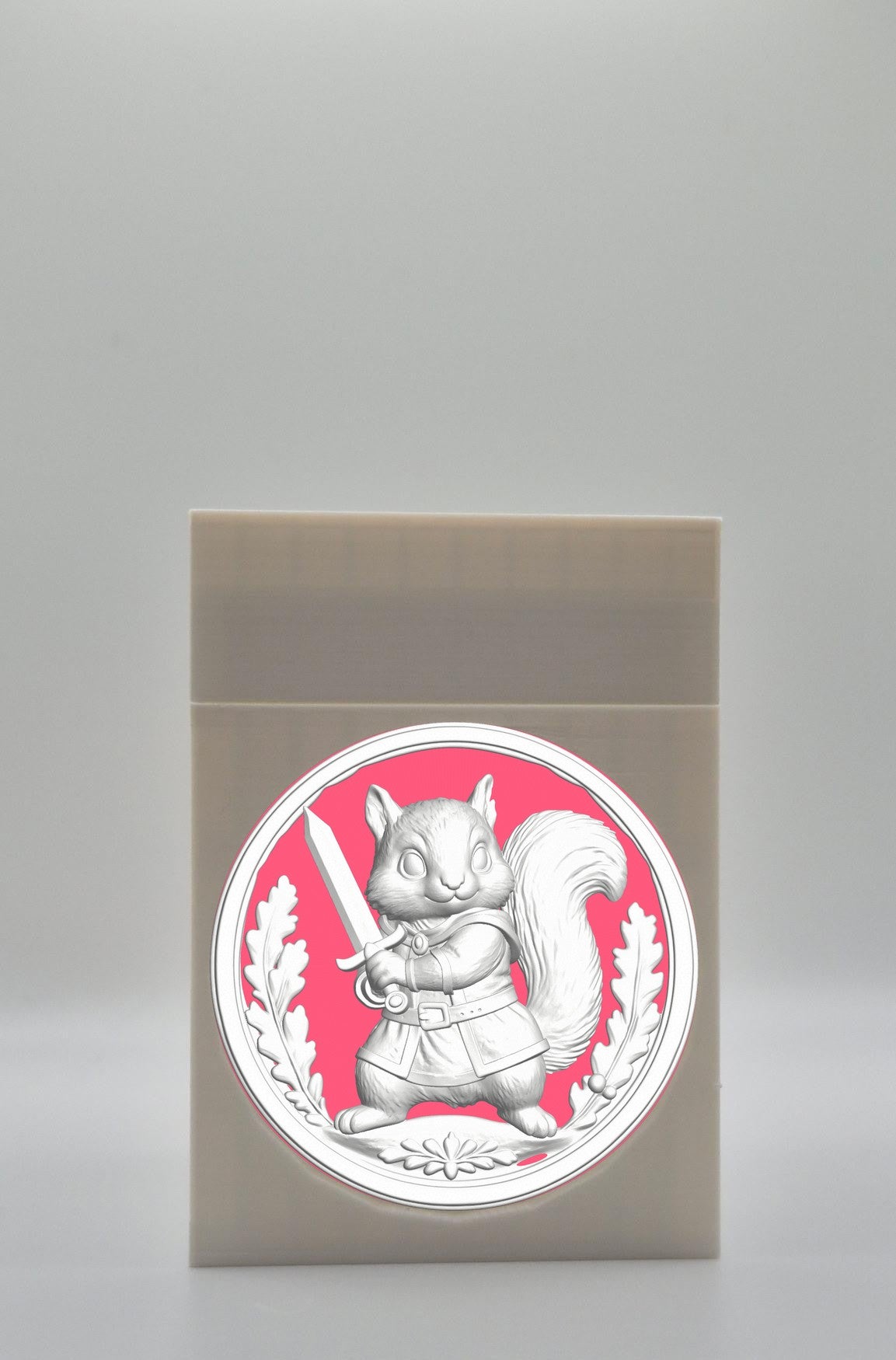 Squirrel Card Box — White