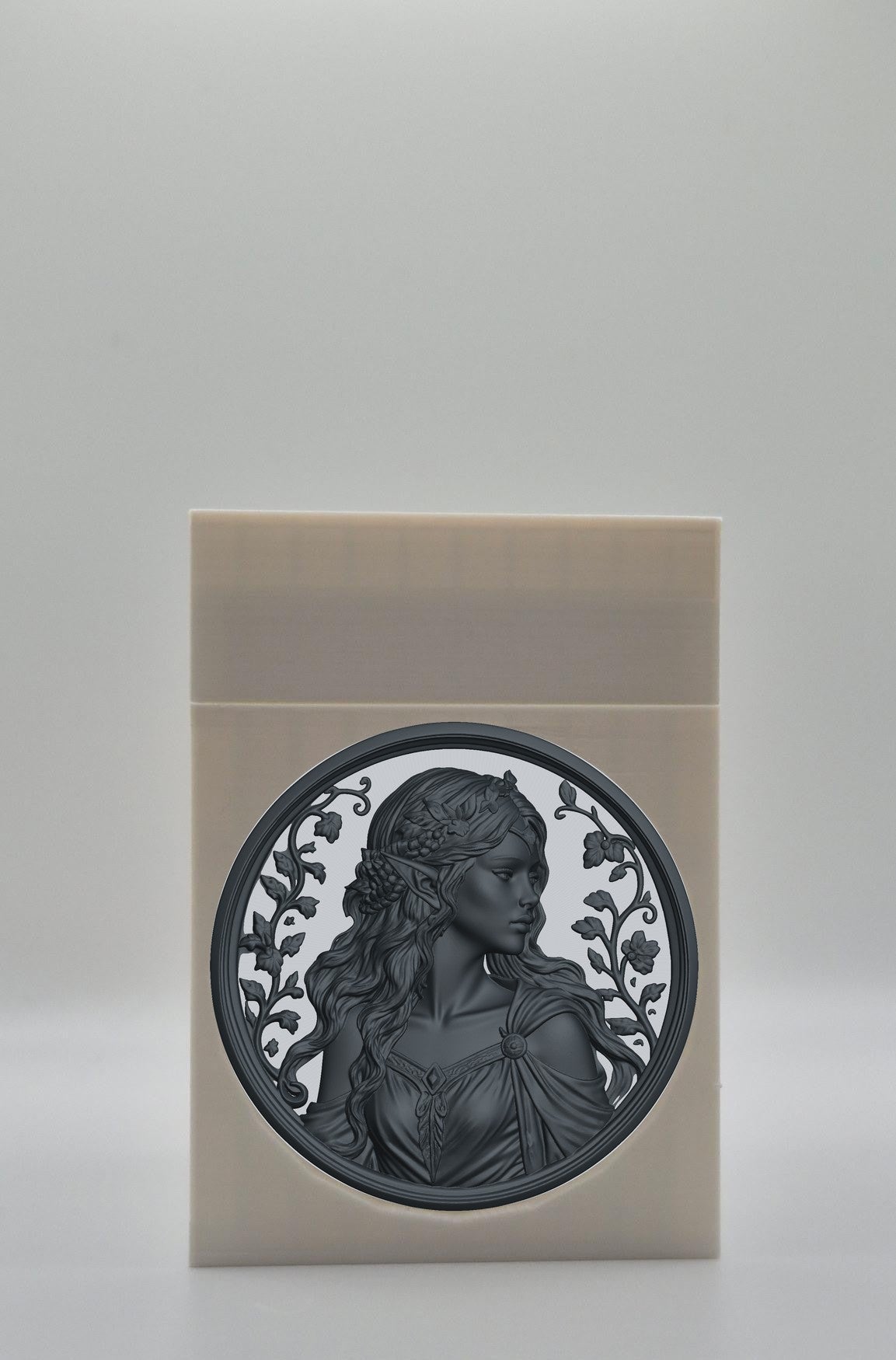 Elf Maiden Card Box — White