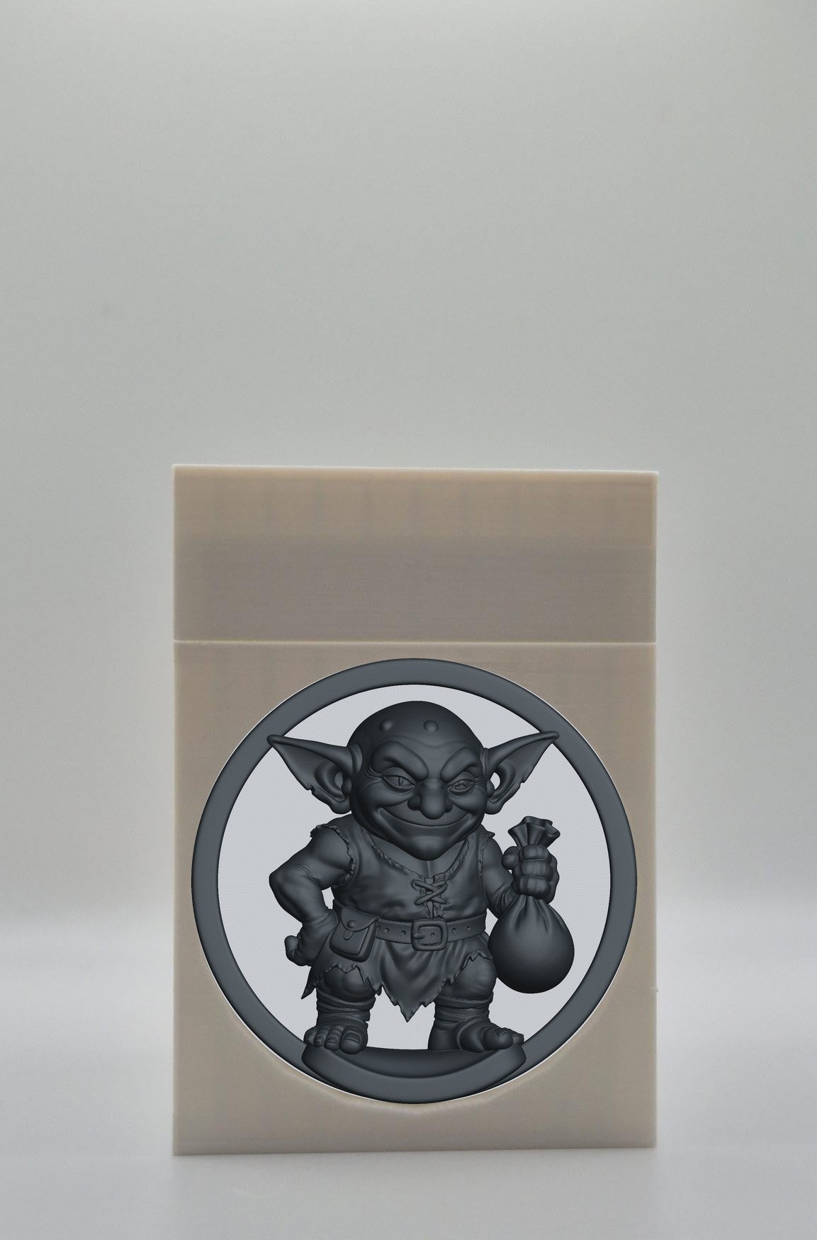 Greedy Goblin Card Box — White