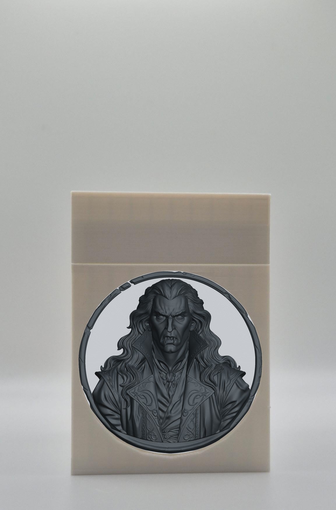 Gothic Vampire Card Box — White