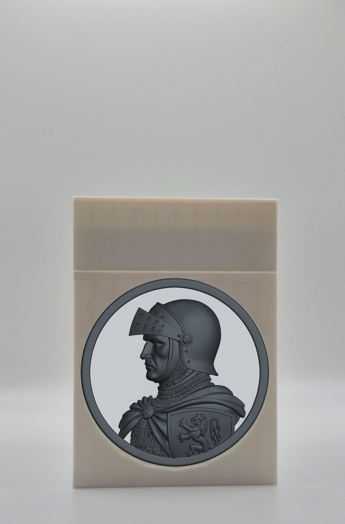 Knight Card Box — White