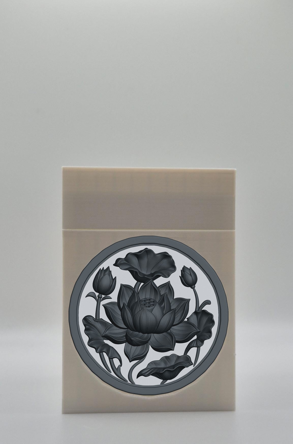 Lotus Card Box — White